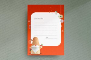 Plantilla Carta Papa Noel #005